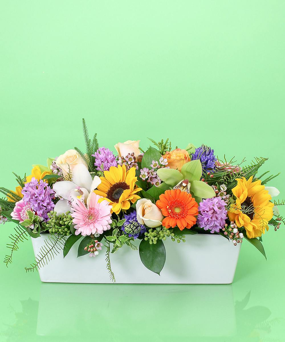 Spring Centerpiece Same day delivery, Danvers, MA Currans Flowers