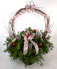 Candy Cane Arch Planter