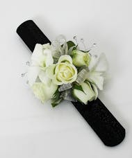 Wristlet on Slap Bracelet - Flower Combo 1